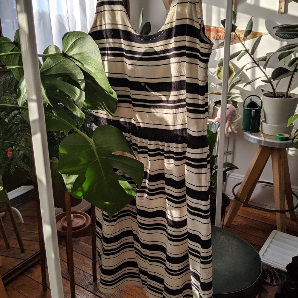 Breezy stripes for summer dress